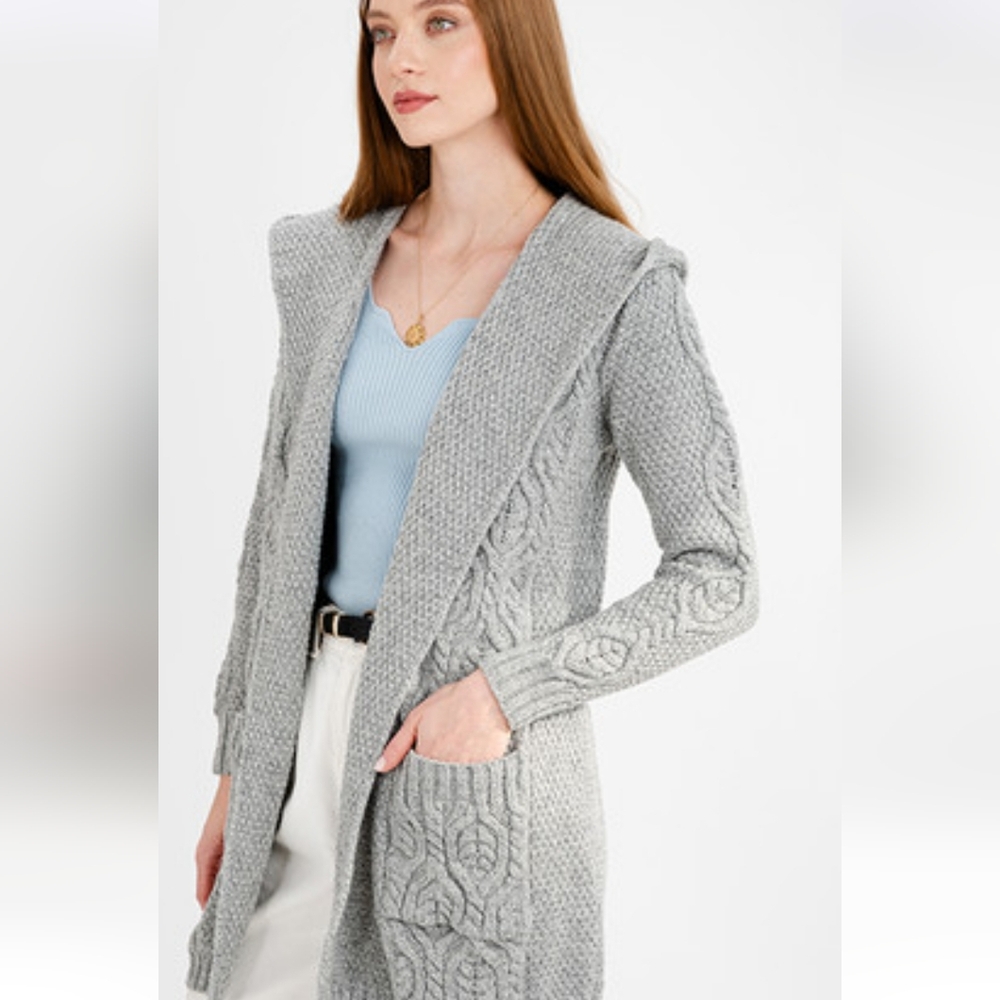 SAOL Premium Irish Knitwear 100% Machine Washable.  Small NWT